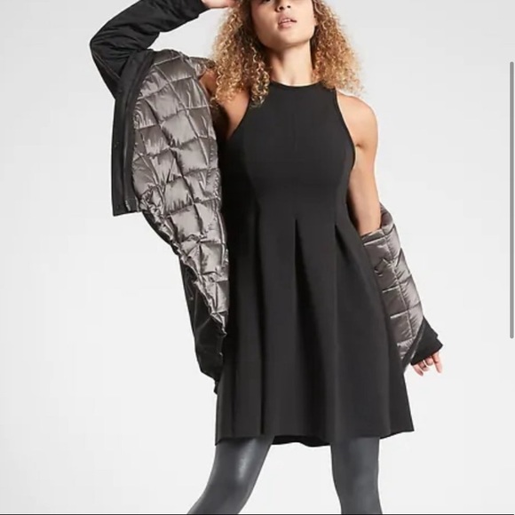 Athleta Dresses & Skirts - Athleta En Route Scuba Dress in Black